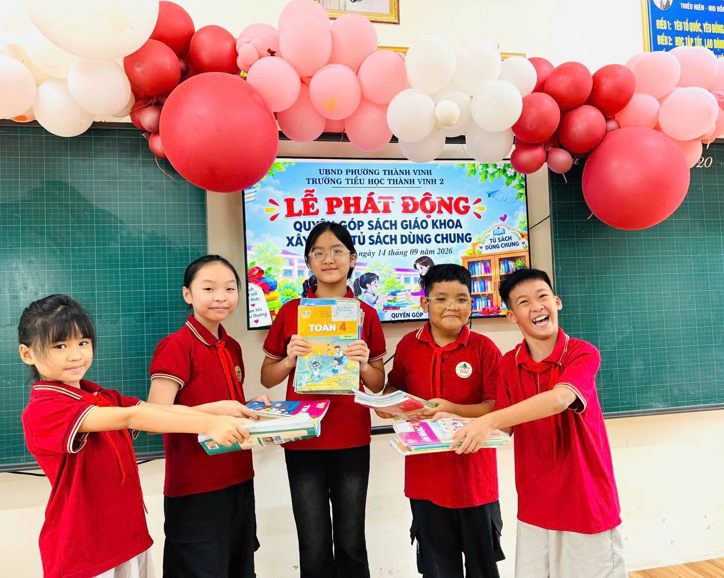 LỄ PHÁT ĐỘNG QUYÊN GÓP SÁCH GIÁO KHOA – XÂY DỰNG TỦ SÁCH DÙNG CHUNG