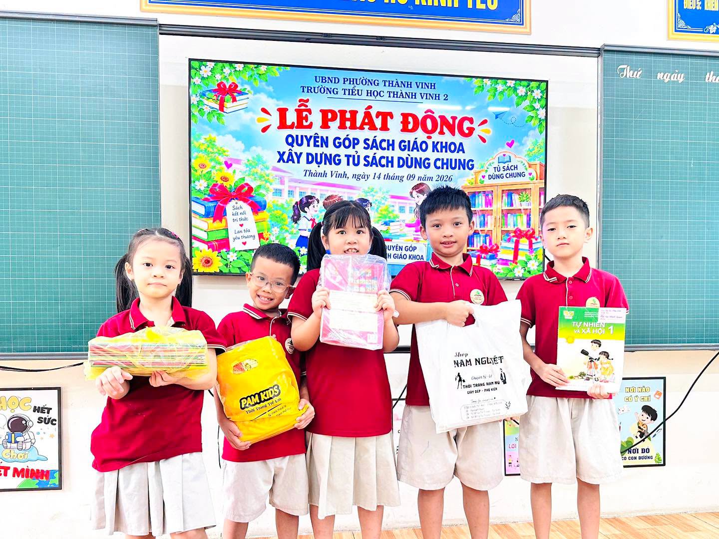 LỄ PHÁT ĐỘNG QUYÊN GÓP SÁCH GIÁO KHOA – XÂY DỰNG TỦ SÁCH DÙNG CHUNG