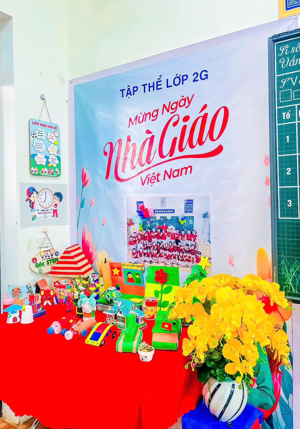 PHONG TRÀO “LỚP SẠCH – LỚP ĐẸP – LỚP THÂN THIỆN” CHÀO MỪNG NGÀY NHÀ GIÁO VIỆT NAM 20/11