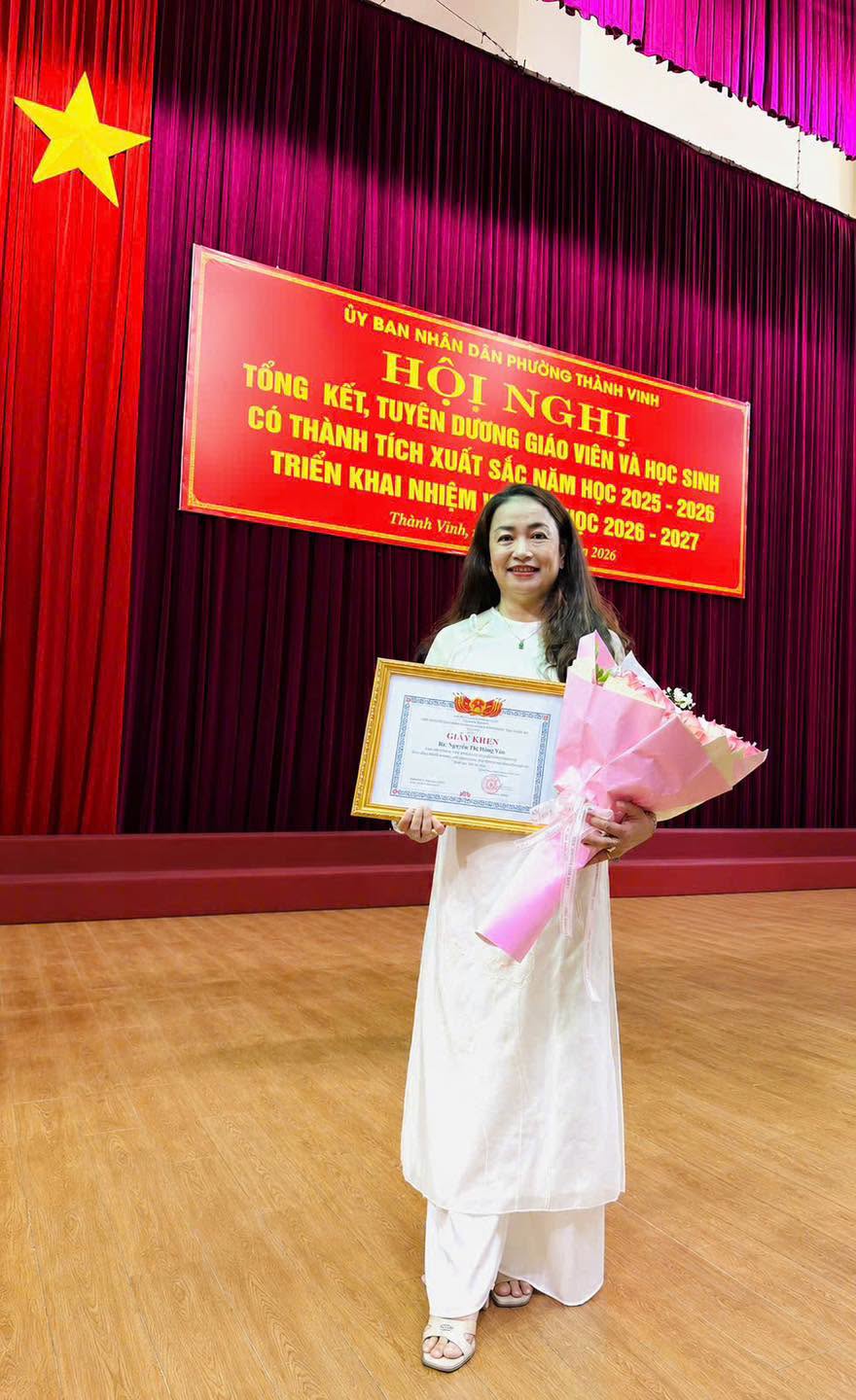 VINH DANH THÀNH TÍCH NỔI BẬT CỦA GIÁO VIÊN VÀ HỌC SINH NĂM HỌC 2025–2026
