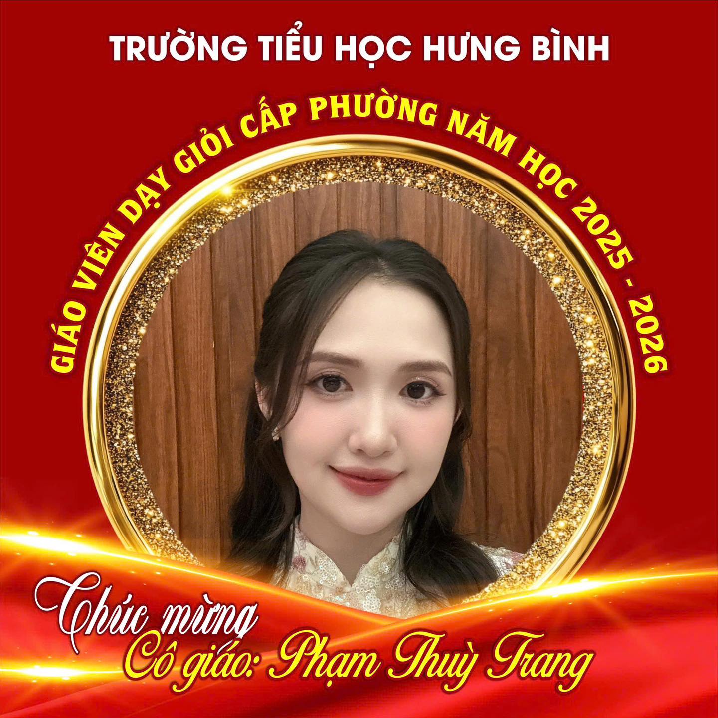 GIÁO VIÊN DẠY GIỎI CẤP PHƯỜNG NĂM HỌC 2025 - 2026